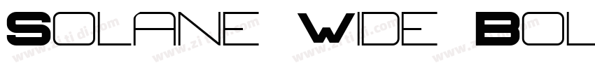 Solane Wide Bold Bol字体转换